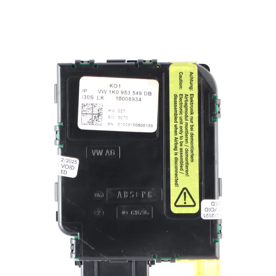 Audi A3 8P Steering Wheel Position Angle Sensor Control Unit Module - SKU 1K0953549DB - Part number 1K0953549DB