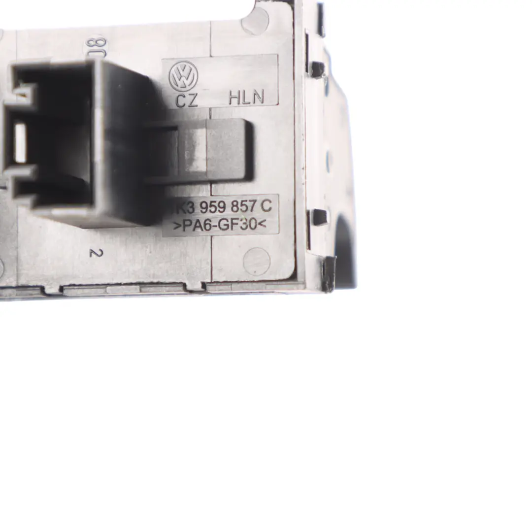6J Volkswagen Caddy Botón interruptor encendido ventana para Seat Ibiza con número de pieza 1K3959857C Seat Ibiza 6J Volkswagen Caddy Botón interruptor encendido ventana - SKU 1K3959857C - Número de pieza 1K3959857C