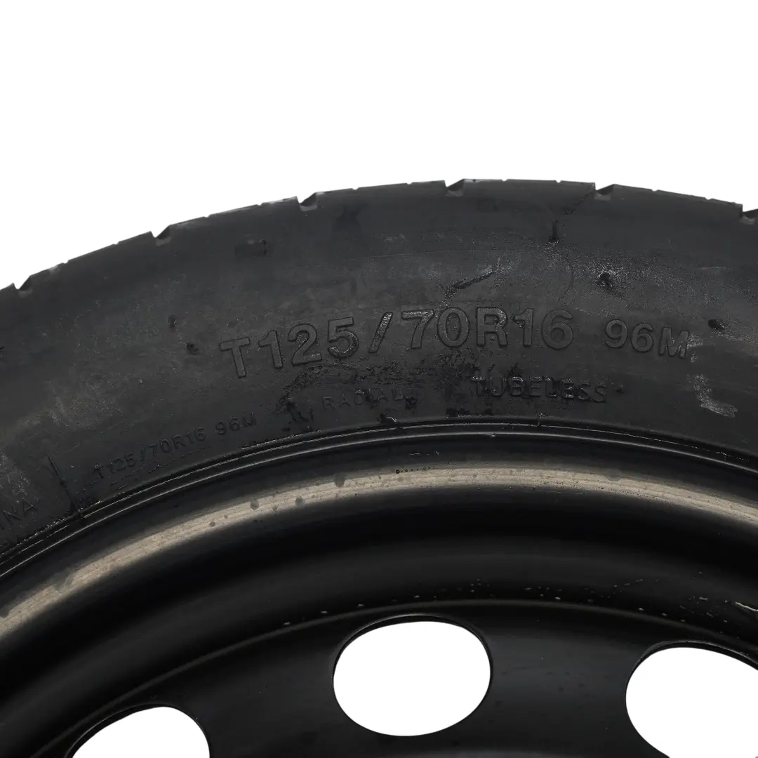 VW Volkswagen Golf 5 Koło Zapasowe Stalowe R18 3,5J 125/70 Hankook - SKU 1K607027AQ - Numer Części 1K607027AQ