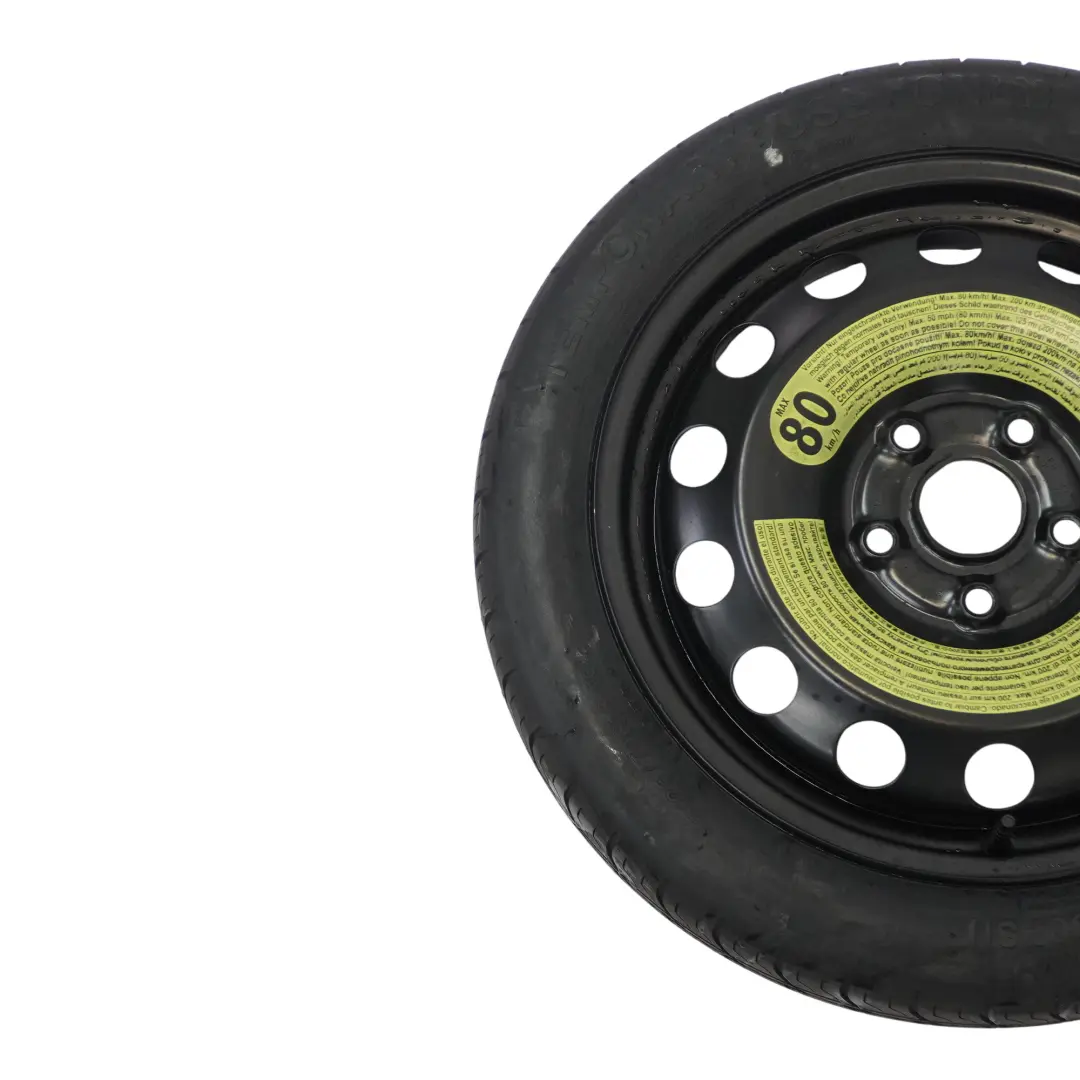 Koło Zapasowe Stalowe R18 3,5J 125/70 Hankook do VW Volkswagen Golf 5 o numerze 1K607027AQ VW Volkswagen Golf 5 Koło Zapasowe Stalowe R18 3,5J 125/70 Hankook - SKU 1K607027AQ - Numer Części 1K607027AQ