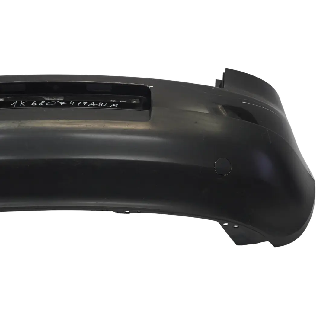 Volkswagen VW Golf 5 Zderzak Tylny Osłona Black Magic Pearl Czarny - C9Z - SKU 1K6807417A-BLM - Numer Części 1K6807417A