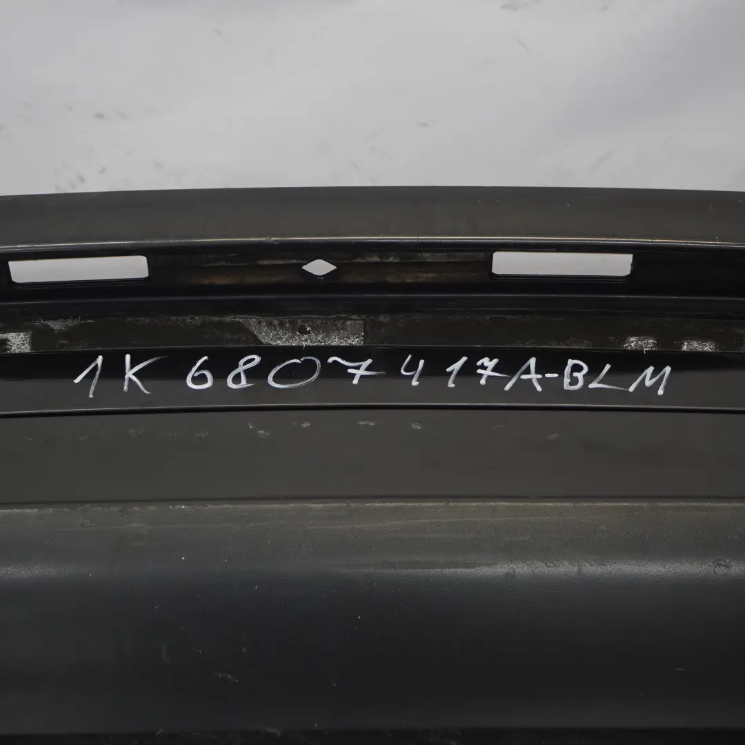 Volkswagen VW Golf 5 Zderzak Tylny Osłona Black Magic Pearl Czarny - C9Z - SKU 1K6807417A-BLM - Numer Części 1K6807417A