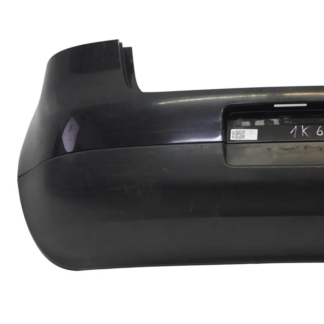 Volkswagen VW Golf Mk5 Bumper Rear Trim Panel Cover Black Magic Pearl - C9Z - SKU 1K6807417A-BLM - Part number 1K6807417A