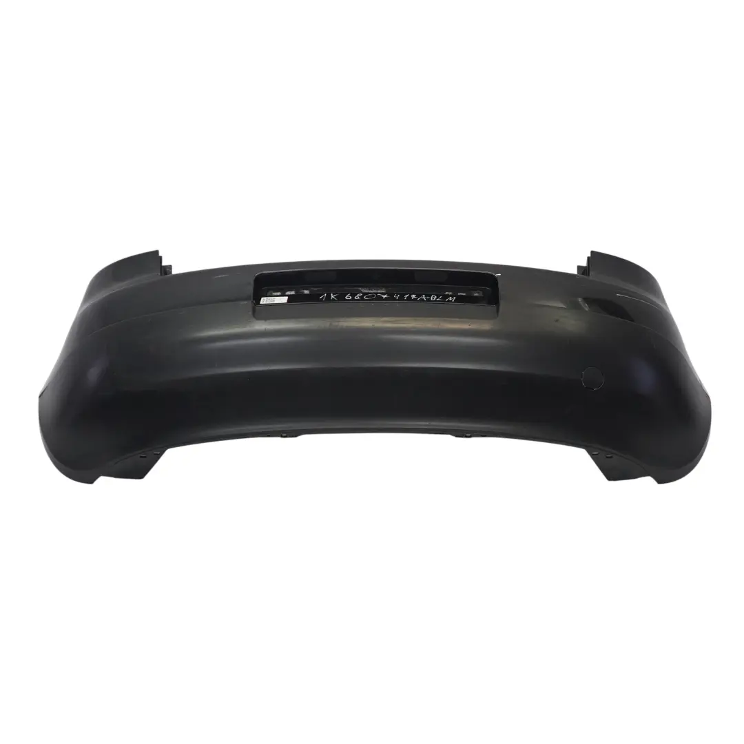 Volkswagen VW Golf Mk5 Bumper Rear Trim Panel Cover Black Magic Pearl - C9Z - SKU 1K6807417A-BLM - Part number 1K6807417A