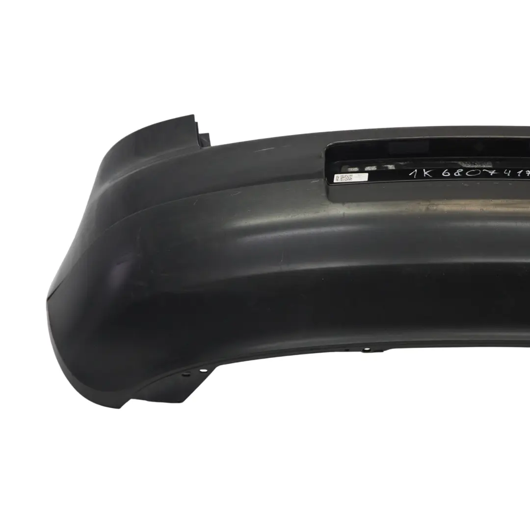 Volkswagen VW Golf Mk5 Bumper Rear Trim Panel Cover Black Magic Pearl - C9Z - SKU 1K6807417A-BLM - Part number 1K6807417A