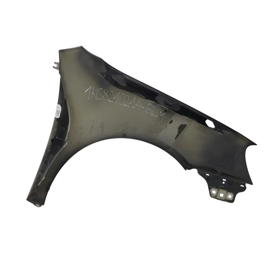 Volkswagen VW Golf 5 Seitenteil vorne links Kotflügel Black Magic Pearl - C9Z - SKU 1K6821021A-BLM - Teilenummer 1K6821021A