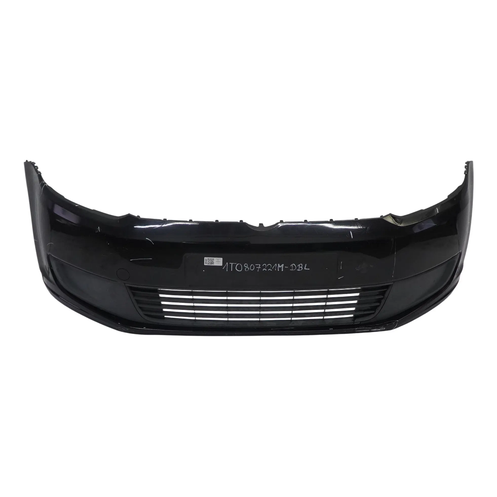 Volkswagen VW Touran Front Bumper Front Trim Panel Cover Deep Black Pearl - C9X
