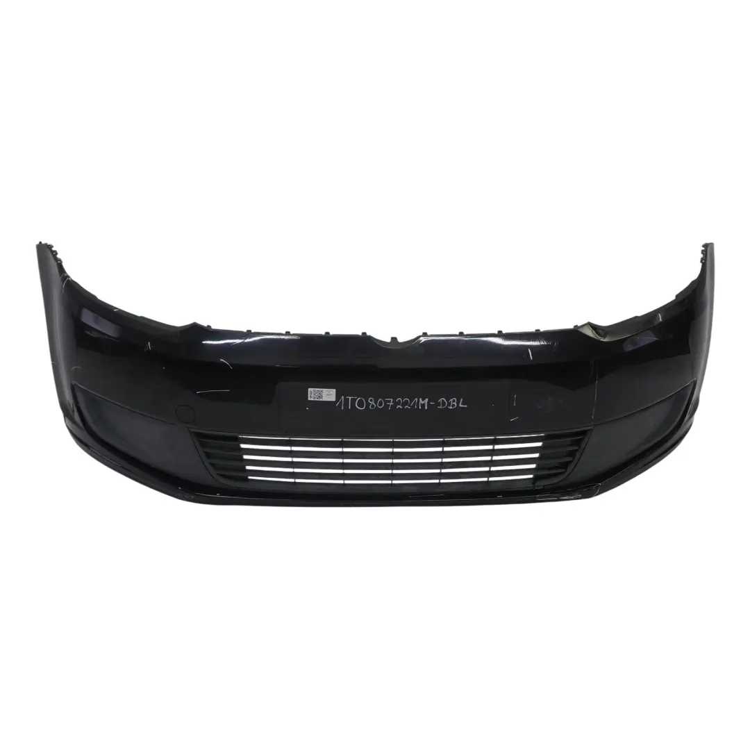 Volkswagen VW Touran Zderzak Przedni Deep Black Czarny - C9X - SKU 1T0807221M-DBL - Numer Części 1T0807221M