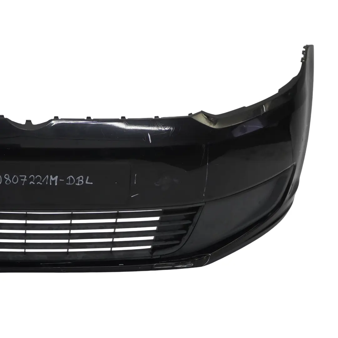 Front Bumper Front Trim Panel Cover Deep Black Pearl - C9X Volkswagen VW Touran - SKU 1T0807221M-DBL - Part number 1T0807221M