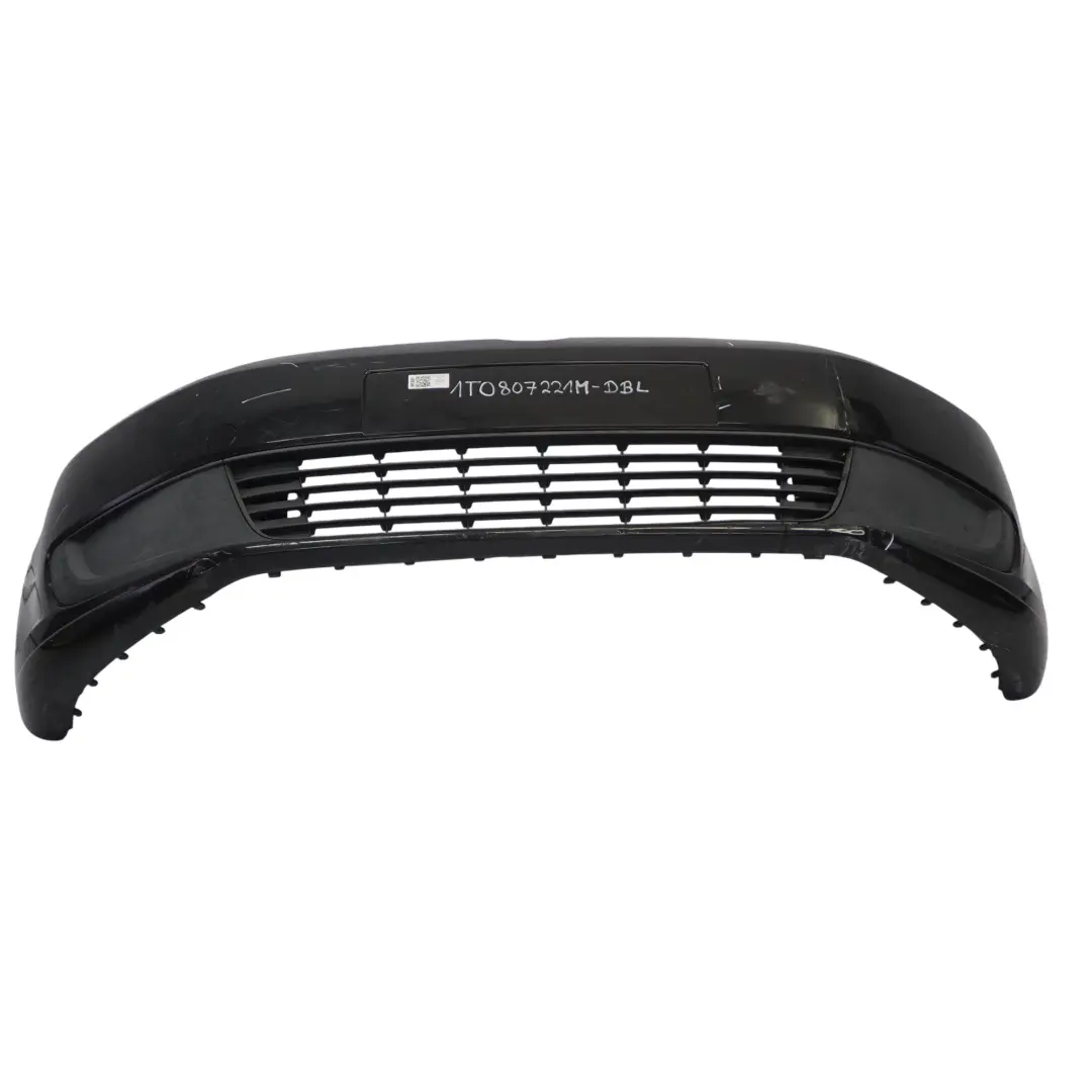 Front Bumper Front Trim Panel Cover Deep Black Pearl - C9X Volkswagen VW Touran - SKU 1T0807221M-DBL - Part number 1T0807221M