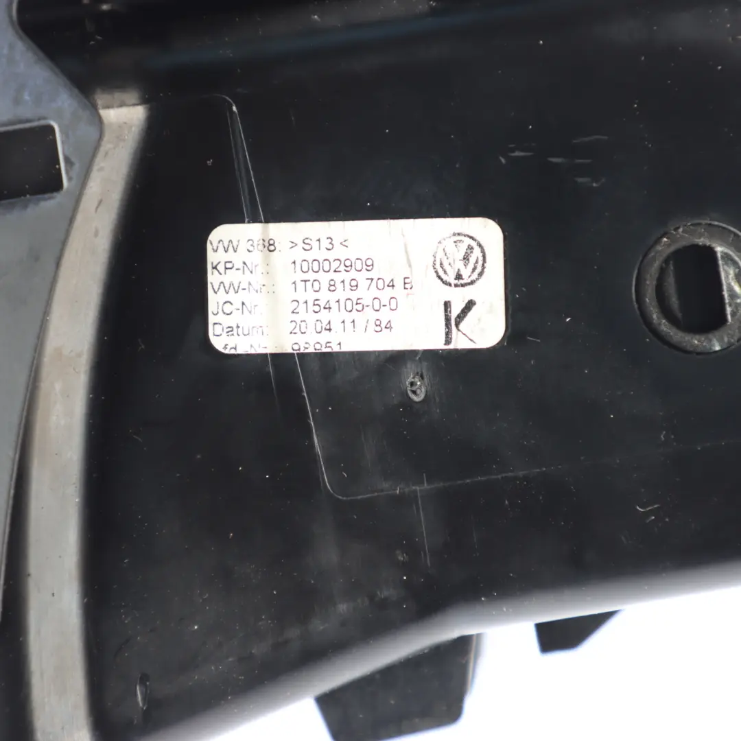 Volkswagen Touran 1T Kratka Nawiewu Powietrza Prawy Przód - SKU 1T0819704E - Numer Części 1T0819704E