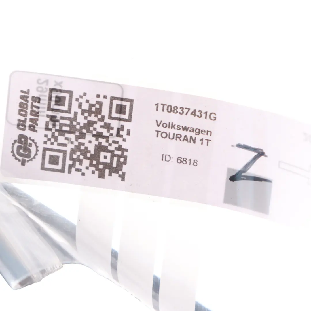 Window Gasket Door Front Right O/S Seal Rubber 1T0837432F to Volkswagen Touran 1T with Part number 1T0837432G Volkswagen Touran 1T Window Gasket Door Front Right O/S Seal Rubber 1T0837432F - SKU 1T0837432G - Part number 1T0837432G