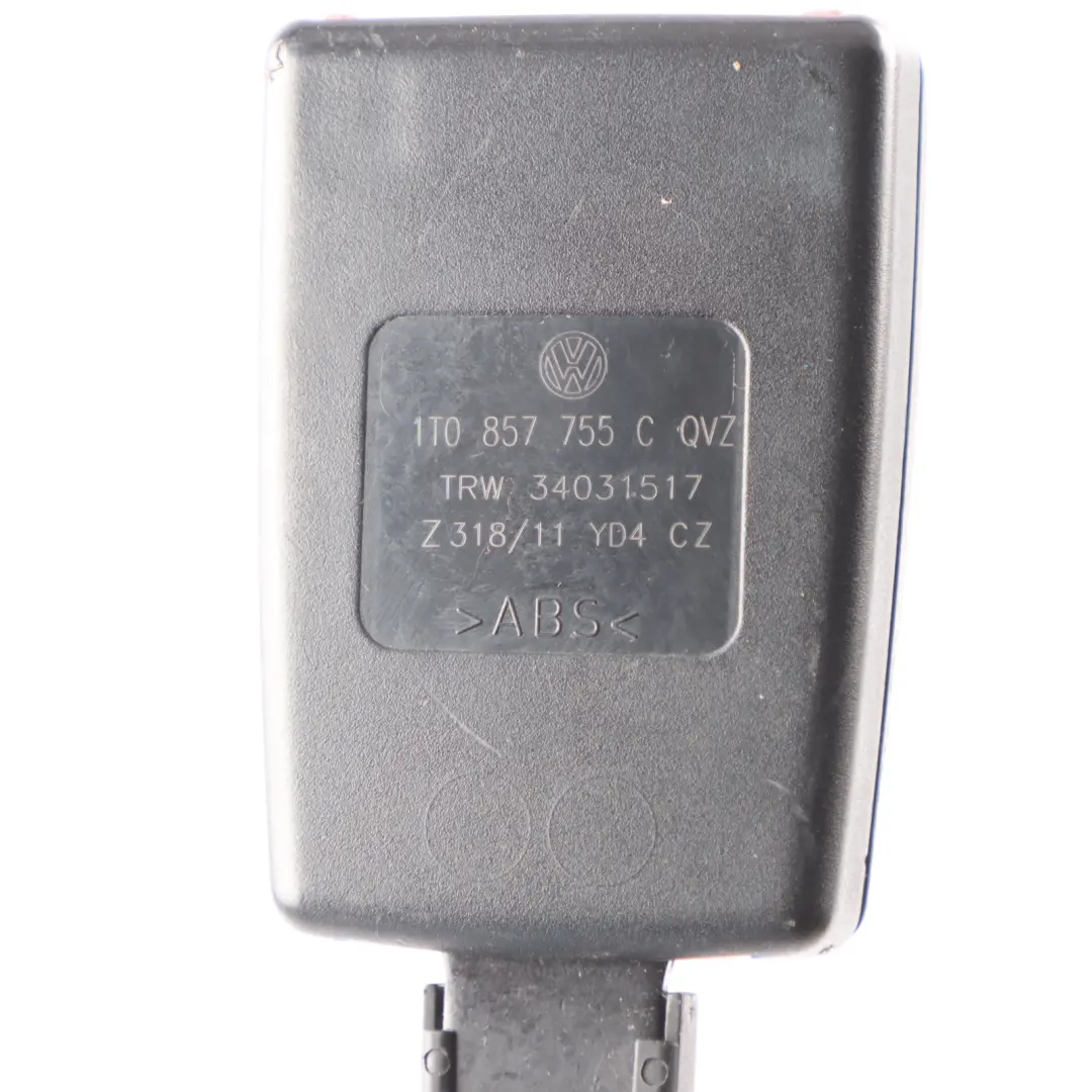 Belt Buckle Latch Catch Front Left N/S to Volkswagen Touran 1T Seat with Part number 1T0857755C Volkswagen Touran 1T Seat Belt Buckle Latch Catch Front Left N/S - SKU 1T0857755C - Part number 1T0857755C