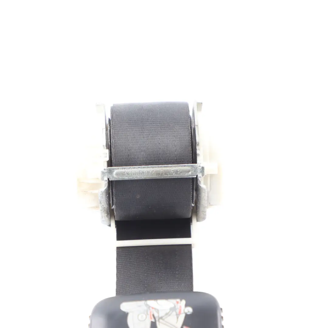 VW Volkswagen Touran 1T Ceinture De Sécurité Centrale Arrière Noire - SKU 1T0857807D - Numéro de pièce 1T0857807D