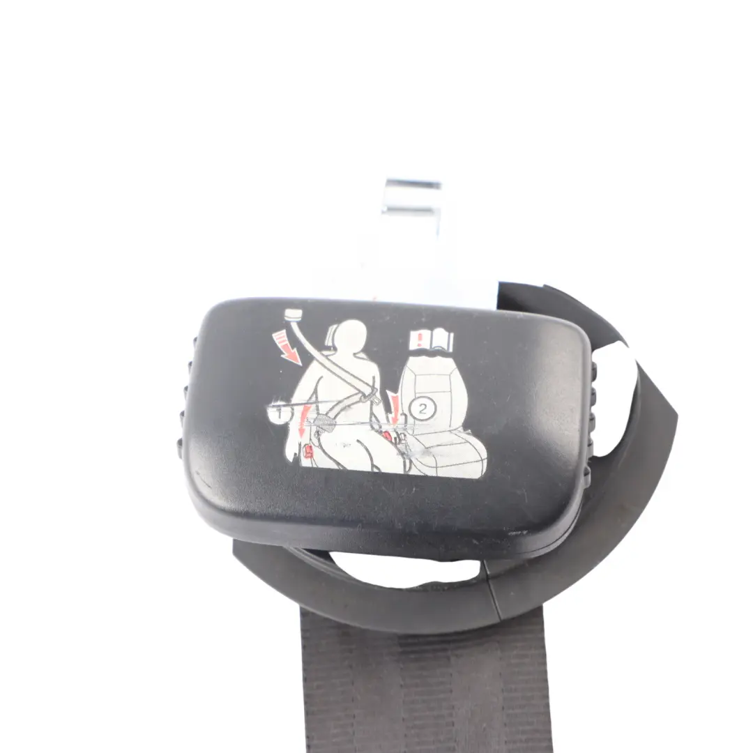 VW Volkswagen Touran 1T Tylny Środkowy Pas Bezpieczeństwa Czarny - SKU 1T0857807D - Numer Części 1T0857807D