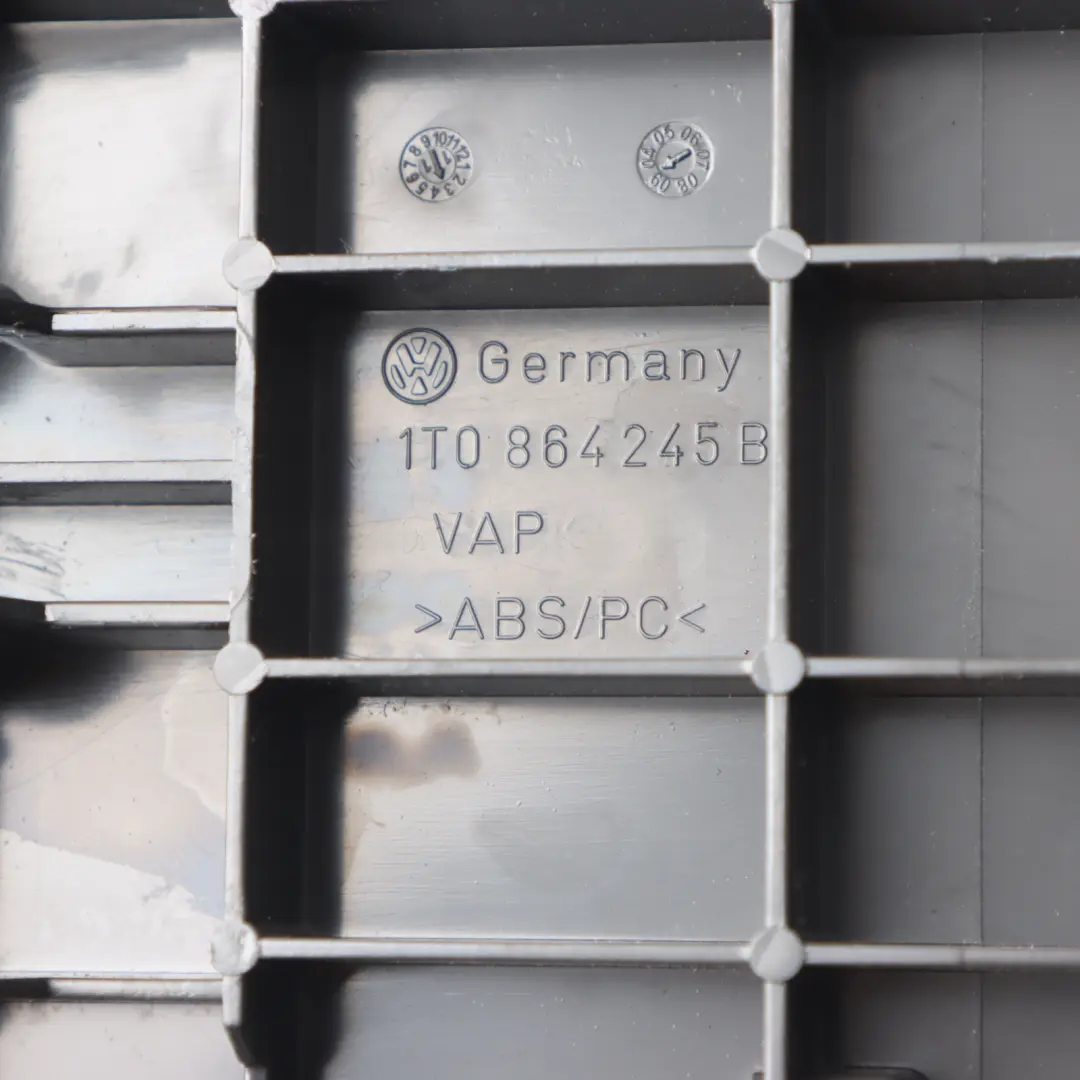 Console Upper Arm Rest Cloth Black to Volkswagen Touran 1T with Part number 1T0864245B Volkswagen Touran 1T Console Upper Arm Rest Cloth Black - SKU 1T0864245B - Part number 1T0864245B