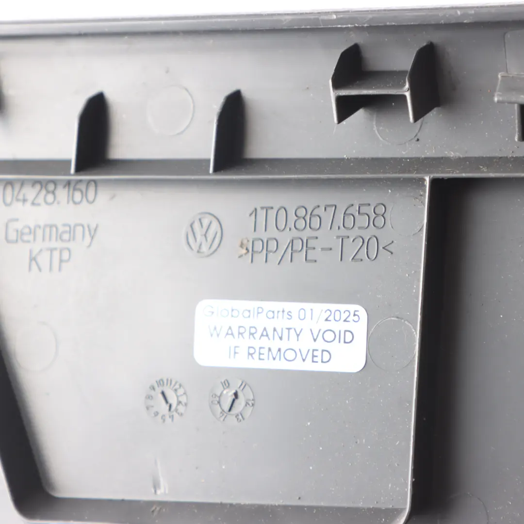 Volkswagen Touran 1T Tail Light Lamp Trim Cover Panel Rear Right O/S - SKU 1T0867658 - Part number 1T0867658