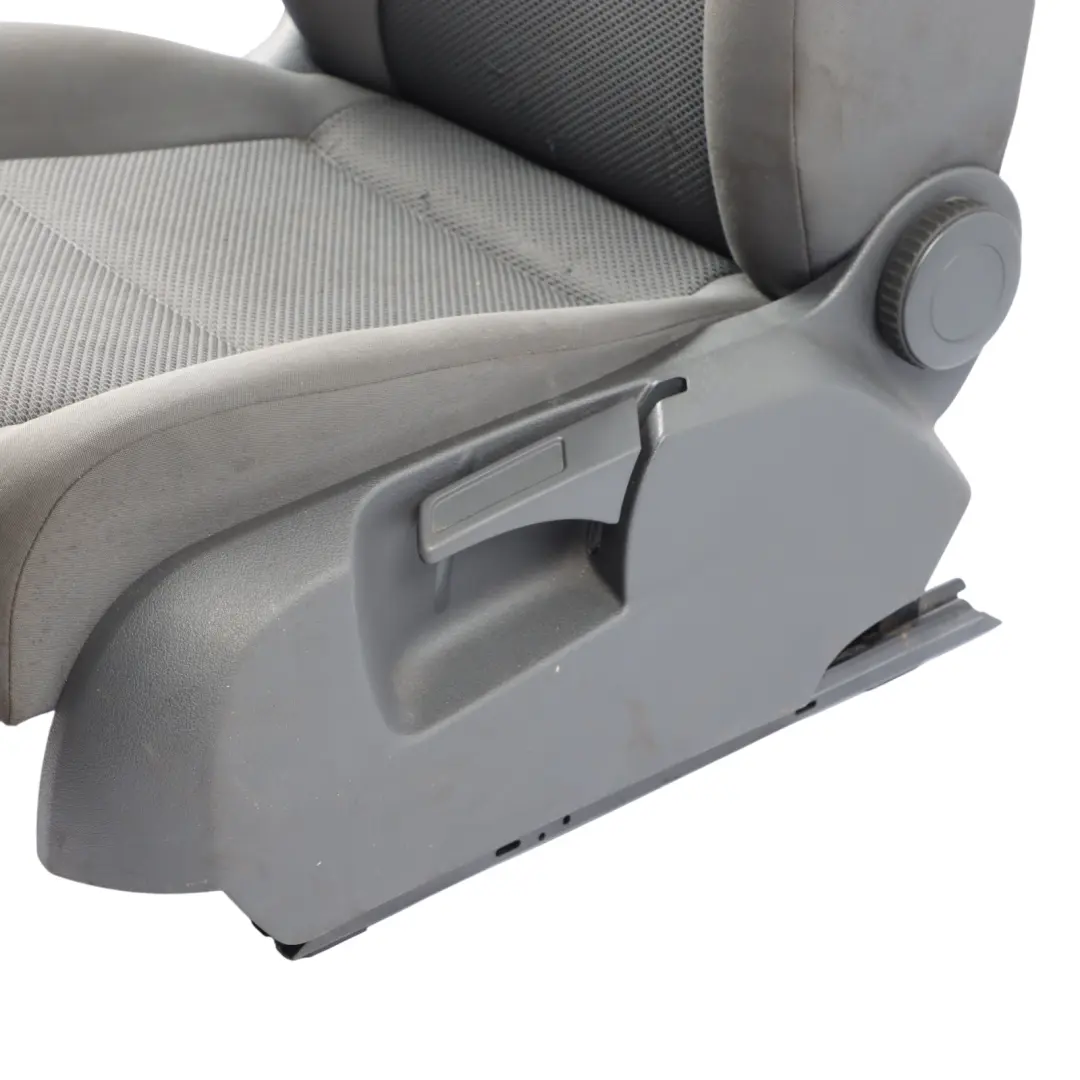 Front Left N/S Interior Cloth Fabric Anthracite to VW Volkswagen Touran 1T Seat with Part number 1T0881805PP VW Volkswagen Touran 1T Seat Front Left N/S Interior Cloth Fabric Anthracite - SKU 1T0881805PP - Part number 1T0881805PP