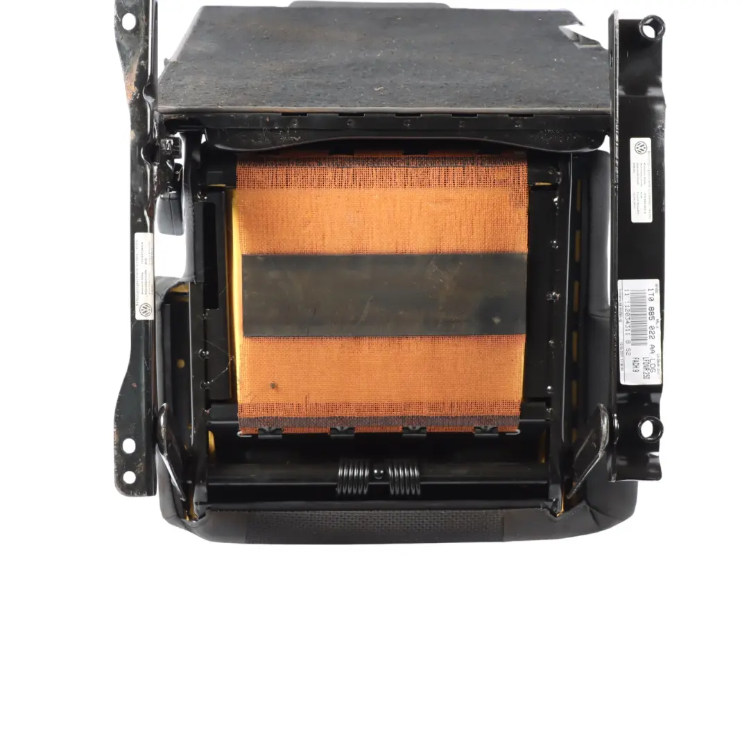 Right O/S Seat 3rd Row Cloth Fabric Black to Volkswagen VW Touran 1T Rear Seat with Part number 1T0885806AA Volkswagen VW Touran 1T Rear Seat Right O/S Seat 3rd Row Cloth Fabric Black - SKU 1T0885806AA - Part number 1T0885806AA