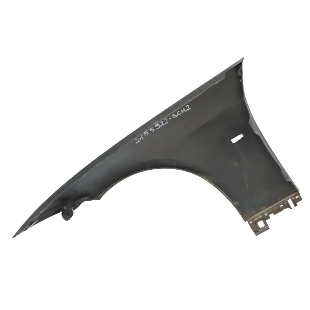BMW E92 Panel Lateral Guardabarros Delantero Derecho Schwarz 2 Negro - 668 - SKU 2155922-SCH2 - Número de pieza 2155922