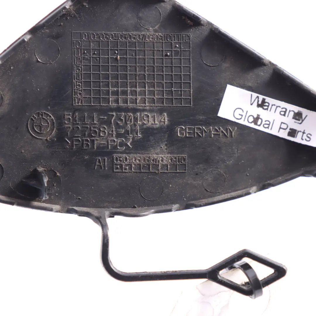 Towing Eye Cover BMW F30 F31 Front Bumper Hook Imperial Blue Metallic - A89 to with Part number 2240175 Towing Eye Cover BMW F30 F31 Front Bumper Hook Imperial Blue Metallic - A89 - SKU 2240175-IBB - Part number 2240175