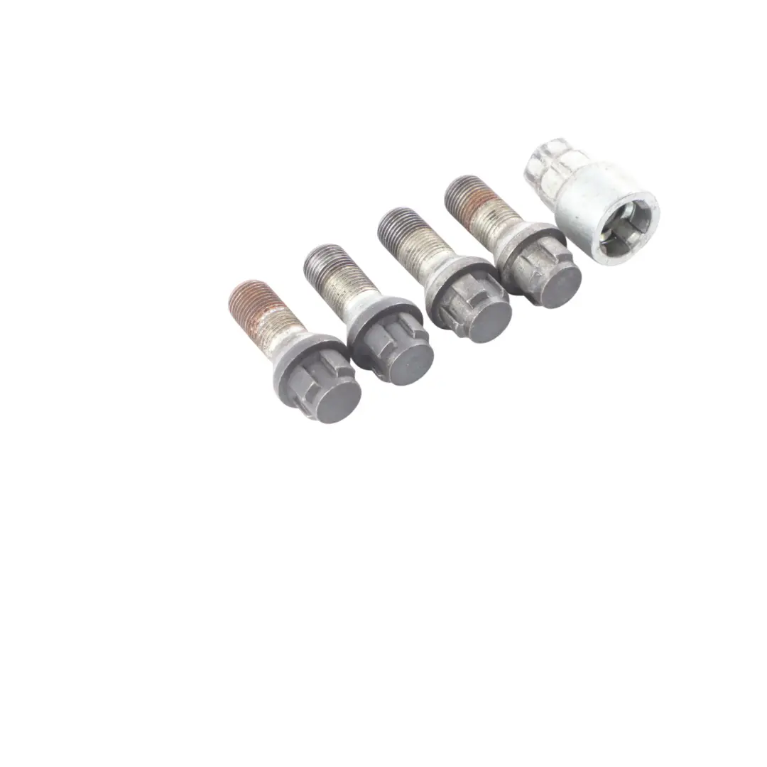 Juego Perno De Bloqueo De Rueda Tuerca Seguridad para BMW F20 F21 F30 F31 F33 con número de pieza 2453961 BMW F20 F21 F30 F31 F33 Juego Perno De Bloqueo De Rueda Tuerca Seguridad - SKU 2453961-7 - Número de pieza 2453961