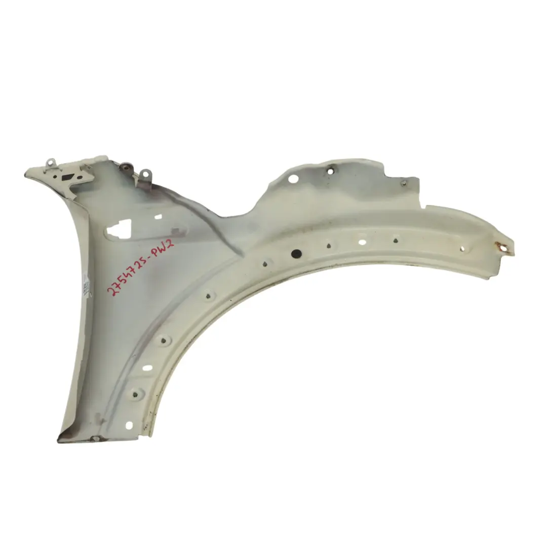 Seiten verkleidung vorne links Kotflügel Pepper Weiß 850 für Mini Cooper R55 R56 R57 mit Teilenummer 2754725 Mini Cooper R55 R56 R57 Seiten verkleidung vorne links Kotflügel Pepper Weiß 850 - SKU 2754725-PW2 - Teilenummer 2754725