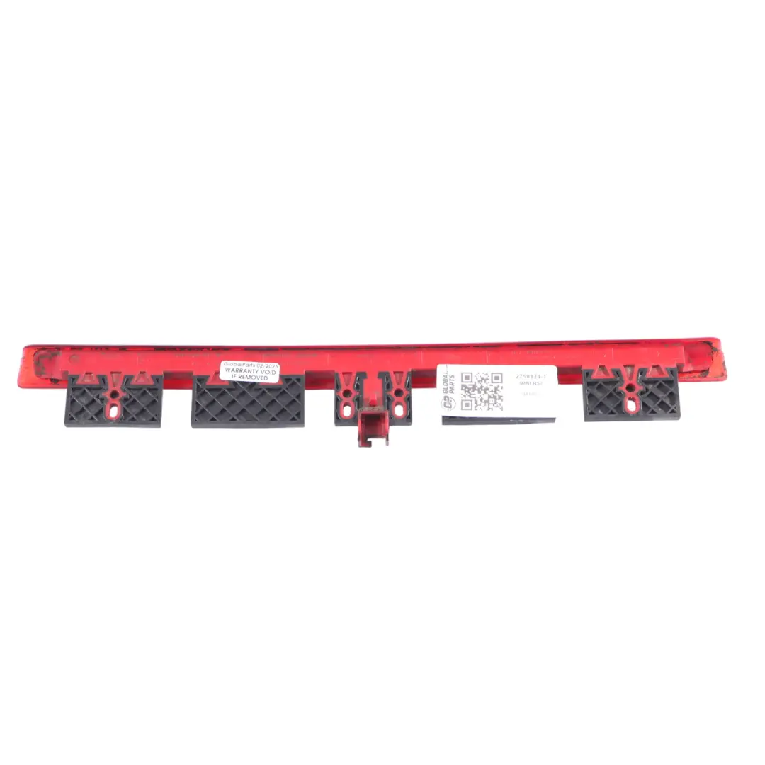 Mini Cooper One R57 Cabrio Rear Third Stoplamp Brake Light Lamp Red - SKU 2758124-1 - Part number 2758124