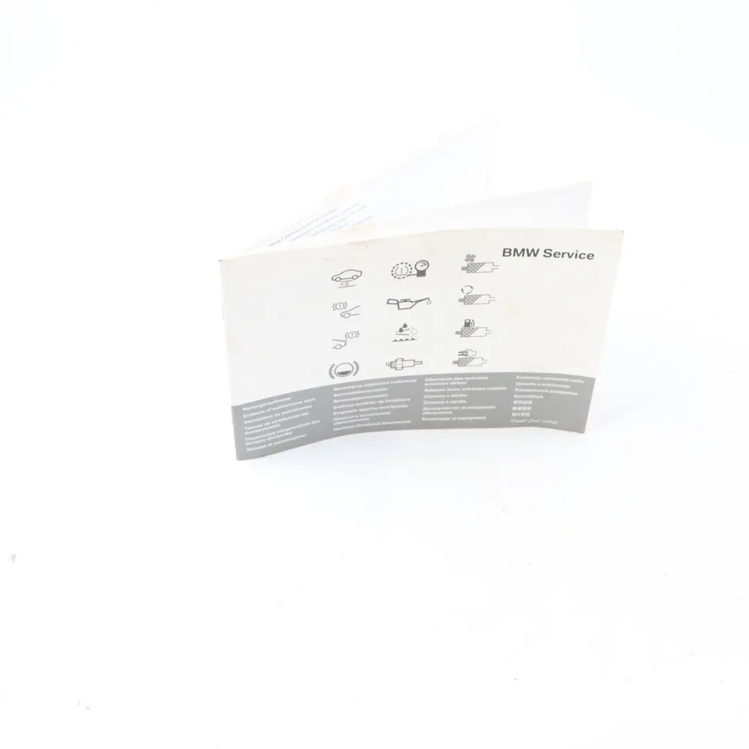 BMW E87 E90 E91 X1 E84 F10 F20 F30 Owner's Service Booklet - SKU 2901444-1 - Part number 2901444