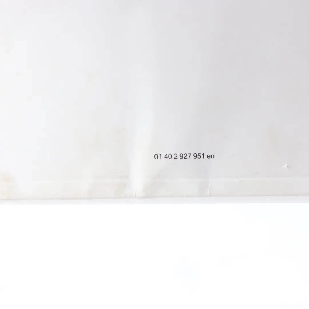 Efficient Dynamics Owner's Handbook to BMW F20 F21 LCI with Part number 2927951 BMW F20 F21 LCI Efficient Dynamics Owner's Handbook - SKU 2927951 - Part number 2927951