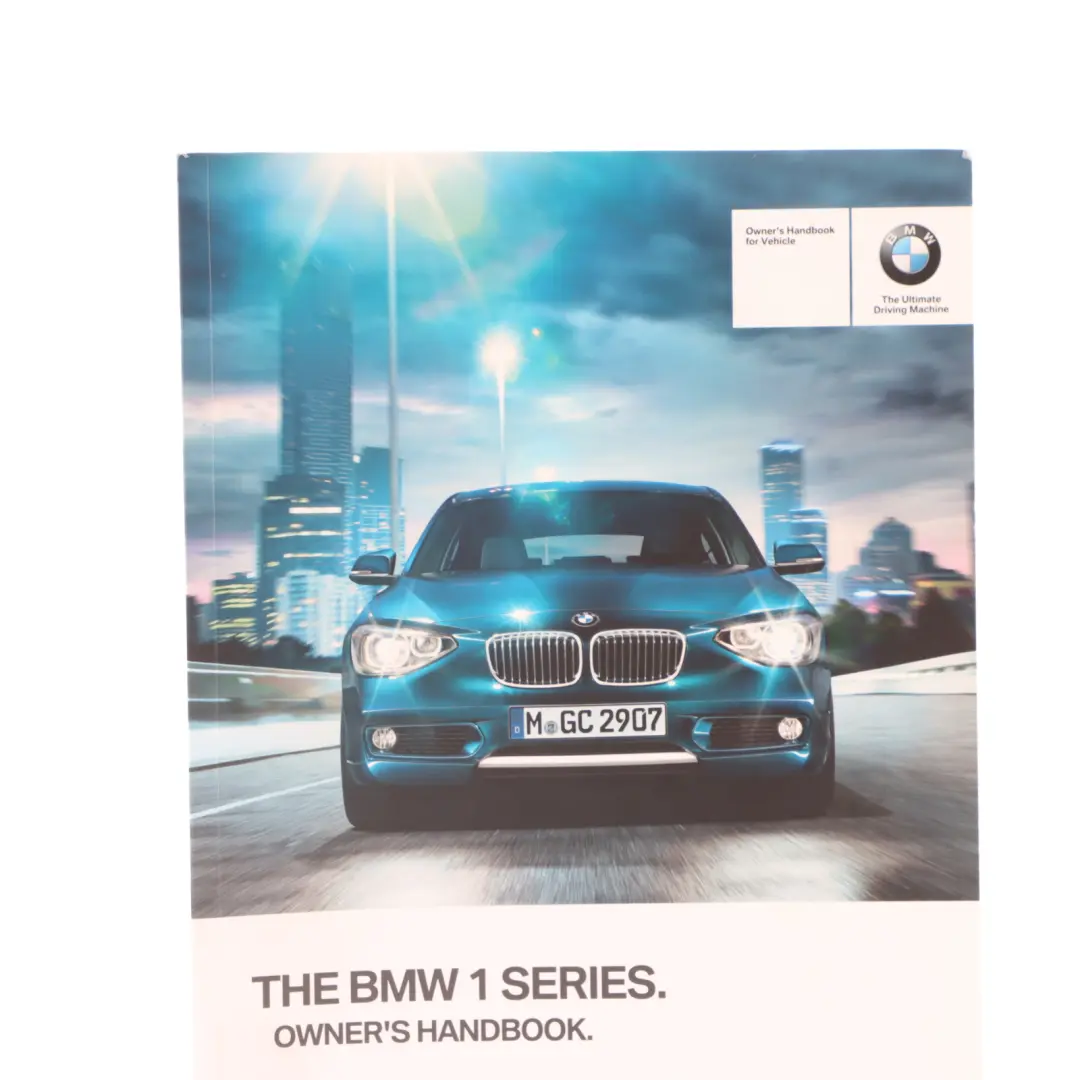 BMW F20 F21 LCI Efficient Dynamics Owner's Handbook - SKU 2927951 - Part number 2927951