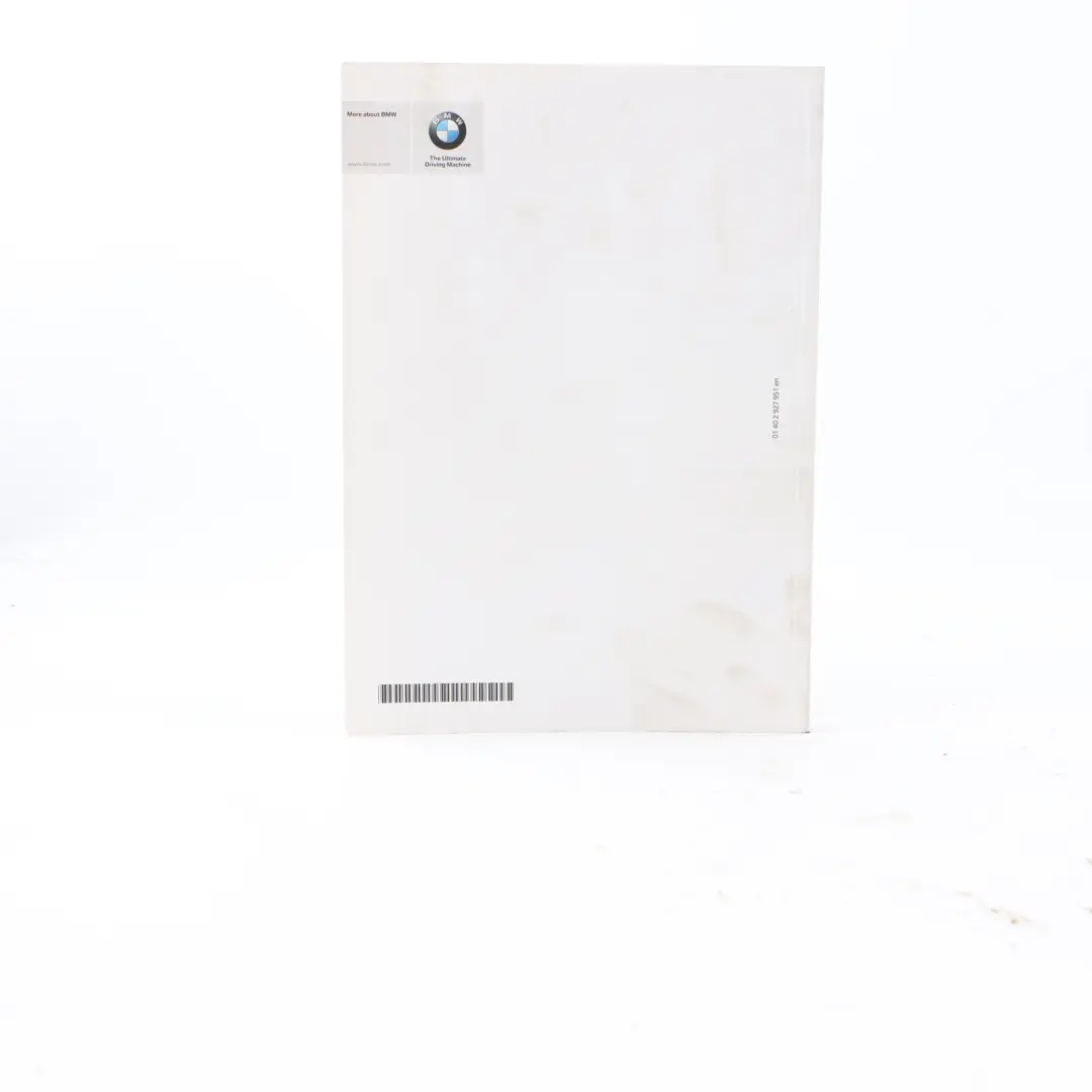BMW F20 F21 LCI Efficient Dynamics Owner's Handbook - SKU 2927951 - Part number 2927951