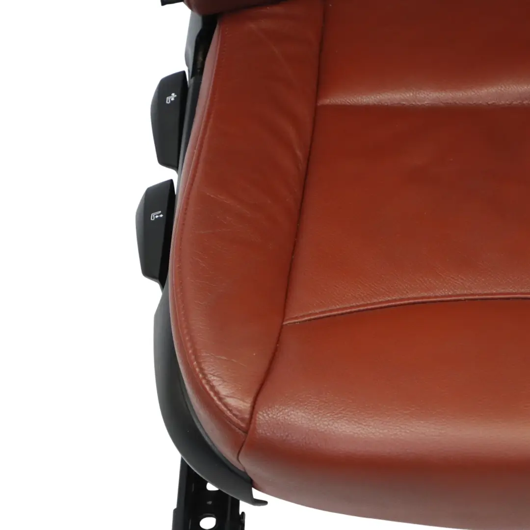 BMW X1 E84 Asiento Delantero Derecho Interior Cuero Nevada Rojo Marrón - SKU 2992624-1 - Número de pieza 2992624
