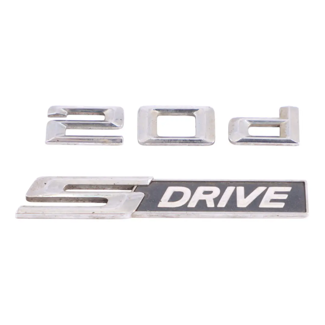 Boot Trunk Lid Adhered Emblem Badge 20d S Drive Lettering to BMW X1 E84 Rear with Part number 2993471 BMW X1 E84 Rear Boot Trunk Lid Adhered Emblem Badge 20d S Drive Lettering - SKU 2993471 - Part number 2993471