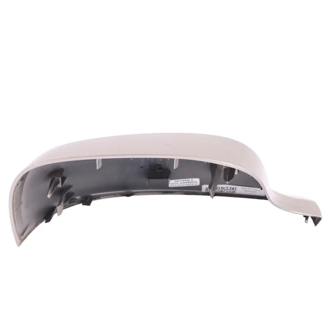 Wing Mirror Cover Trim Cap Left N/S Kaschmir Silver - A72 to BMW X1 E84 with Part number 2997537 BMW X1 E84 Wing Mirror Cover Trim Cap Left N/S Kaschmir Silver - A72 - SKU 2997537-KAS - Part number 2997537