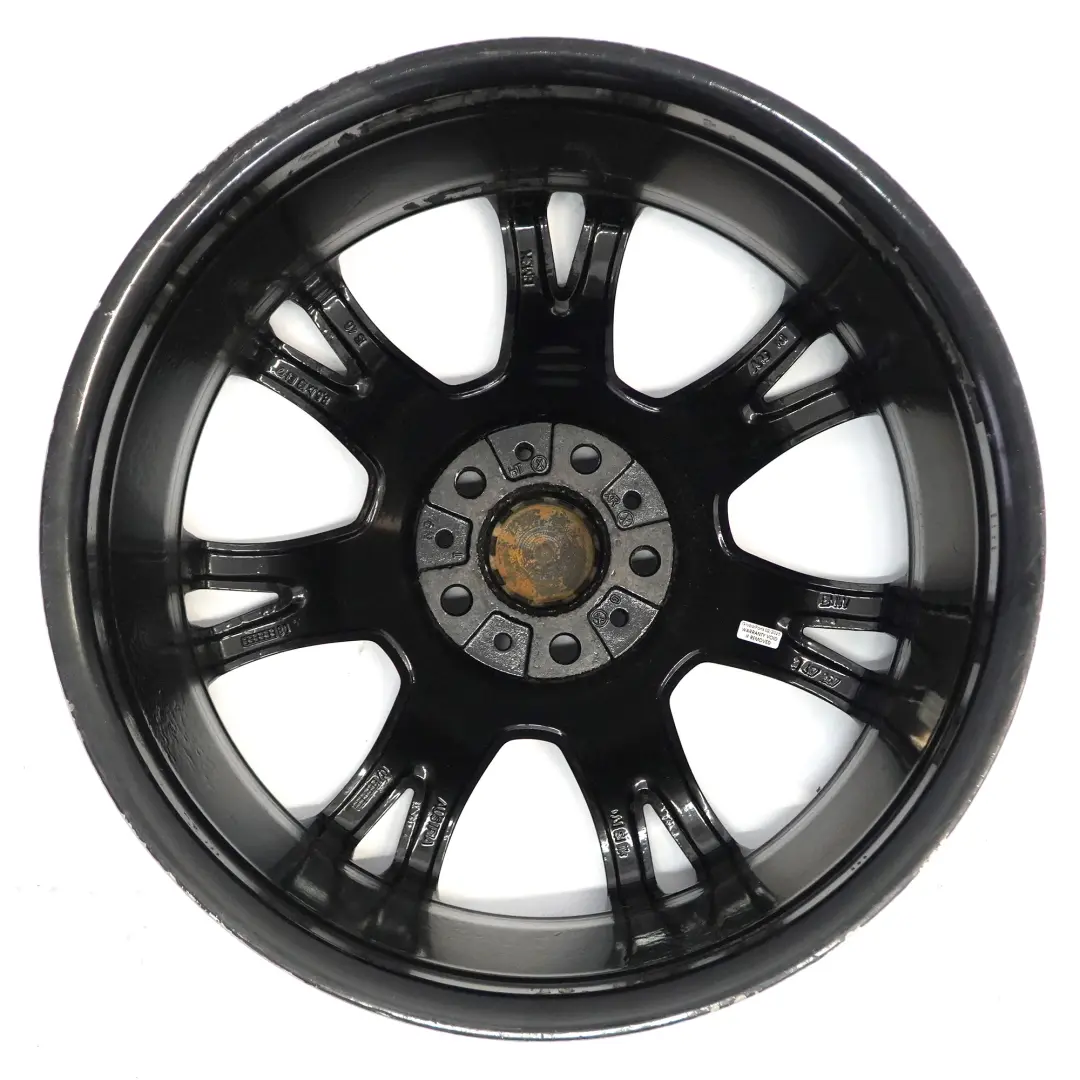 BMW X3 E83 Roue Avant Noire En Alliage Rayons En Y 191 19" 8,5J ET:46 - SKU 3417267-6 - Numéro de pièce 3417267