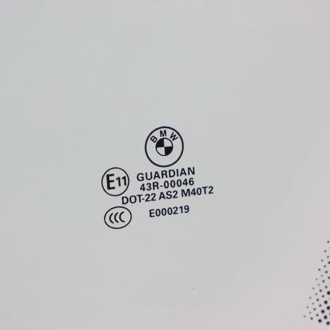  Fensterglas BMW Z4 E86 Tür Vorne Schutz Verglasung Grün AS2 Links - SKU 3420705 - Teilenummer 3420705