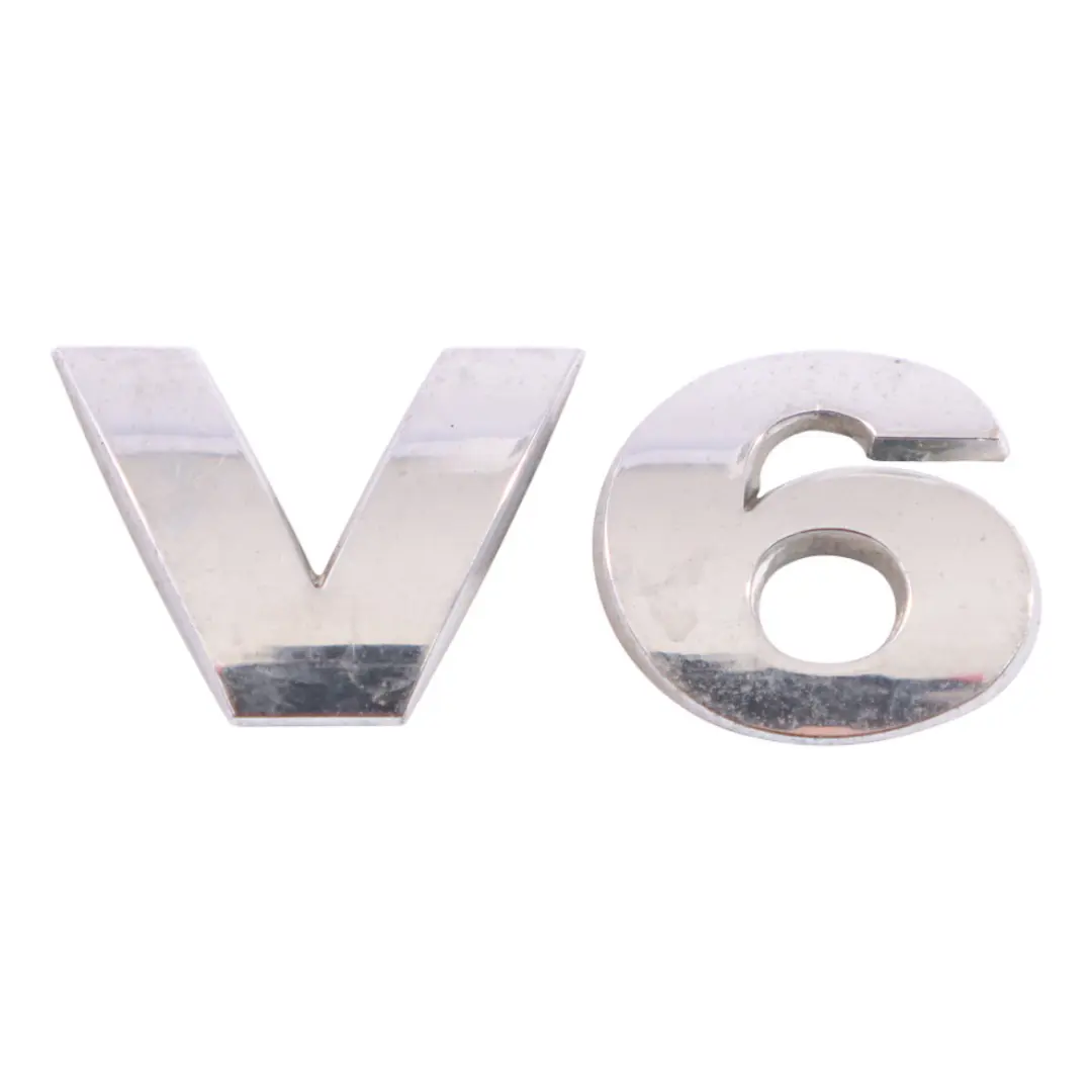 VW Volkswagen Touareg 7L Rear Tailgate Hatch Lettering V6 Label Badge - SKU 3B0853675C - Part number 3B0853675C