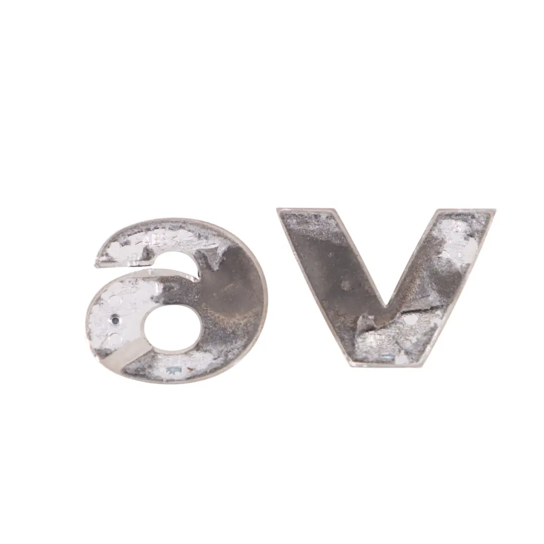 VW Volkswagen Touareg 7L Rear Tailgate Hatch Lettering V6 Label Badge - SKU 3B0853675C - Part number 3B0853675C