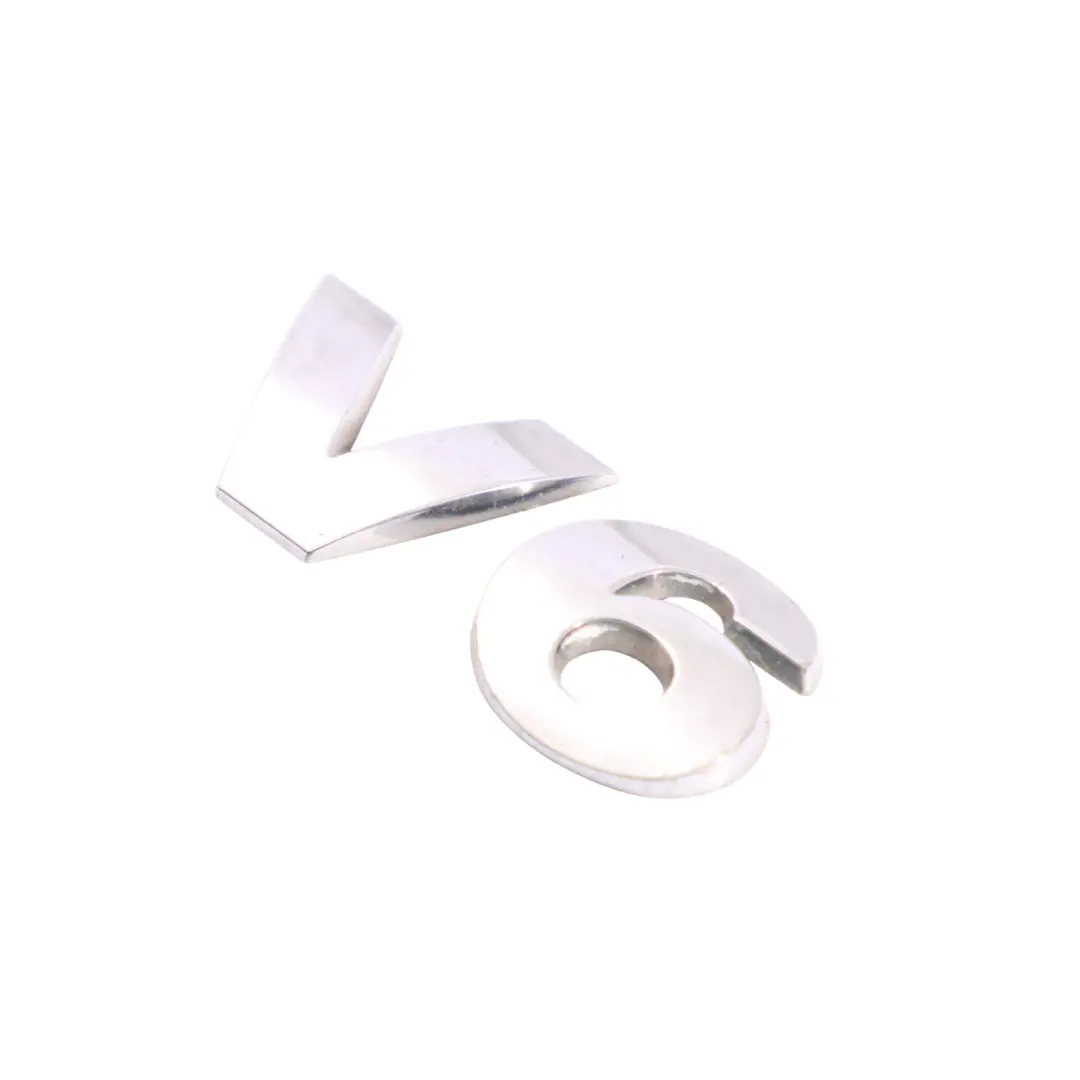 VW Touareg 7L Puerta Trasera Hatch Lettering V6 Etiqueta Insignia - SKU 3B0853675C - Número de pieza 3B0853675C