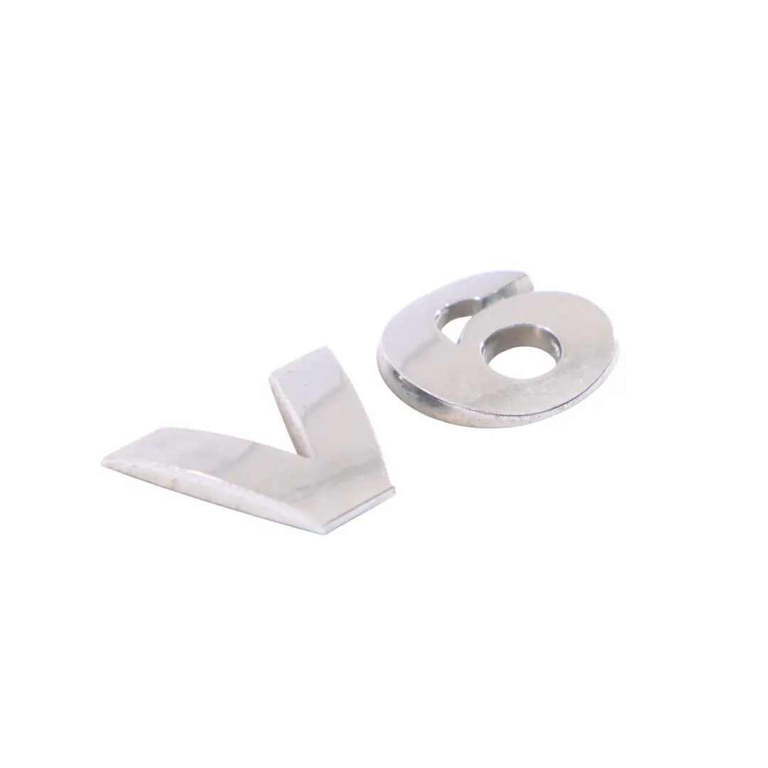 VW Volkswagen Touareg 7L Rear Tailgate Hatch Lettering V6 Label Badge - SKU 3B0853675C - Part number 3B0853675C