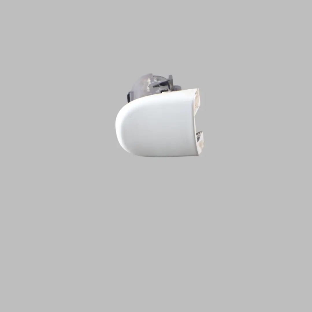 Front Door Handle End Cap Trim Passenger Side Glacier White Pearl S9R to Audi TT 8J with Part number 3B4839879A Audi TT 8J Front Door Handle End Cap Trim Passenger Side Glacier White Pearl S9R - SKU 3B4839879A-MGW - Part number 3B4839879A