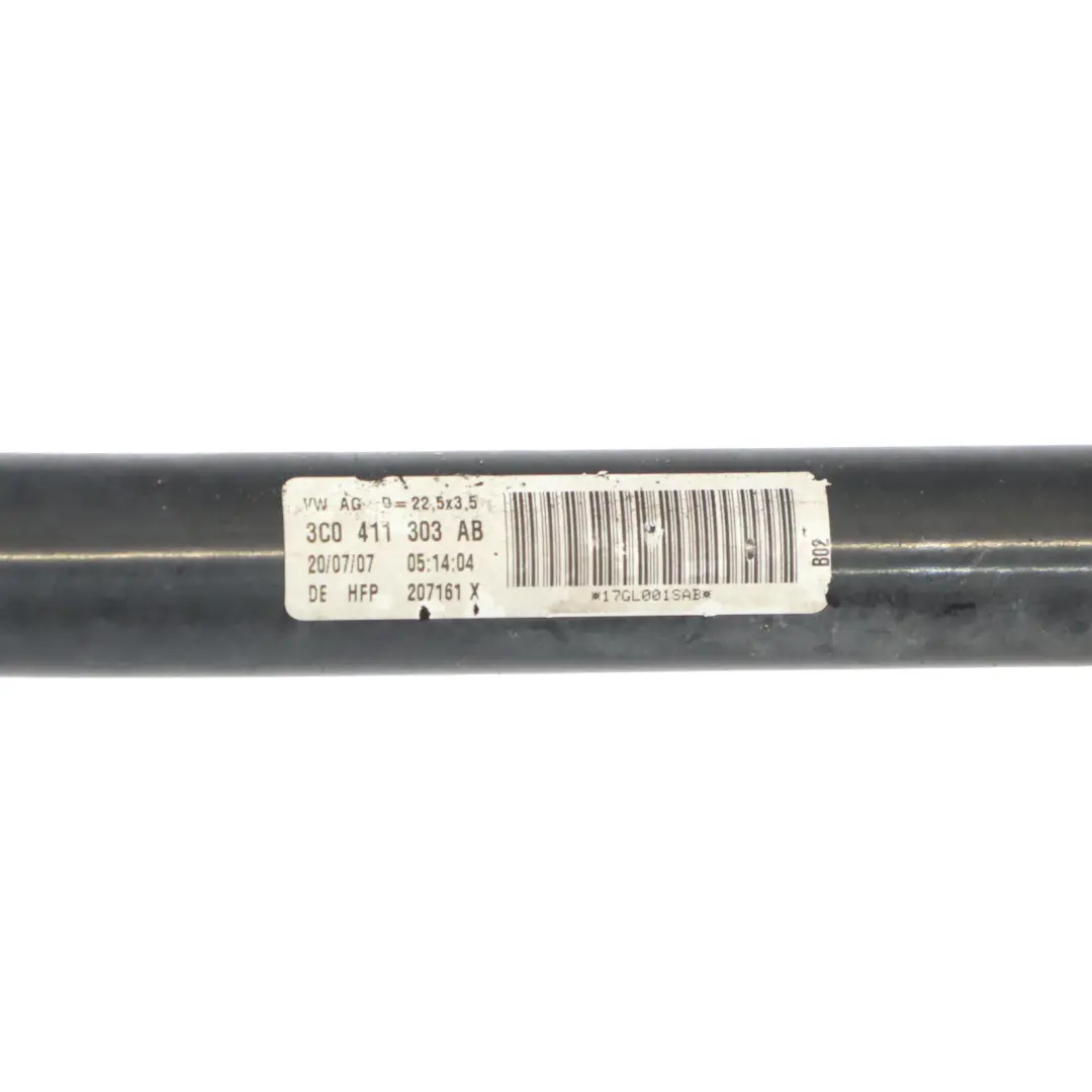 Audi TT 8J Eje Delantero Estabilizador Barra Antivuelco - SKU 3C0411303AB - Número de pieza 3C0411303AB