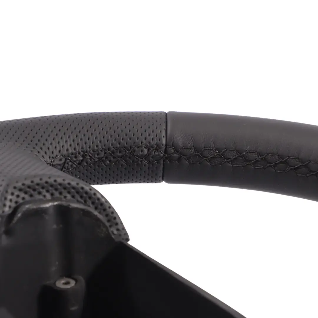 VW Volkswagen Passat B6 NEW Black Leather Steering Wheel - SKU 3C04190911QB-1 - Part number 3C04190911QB
