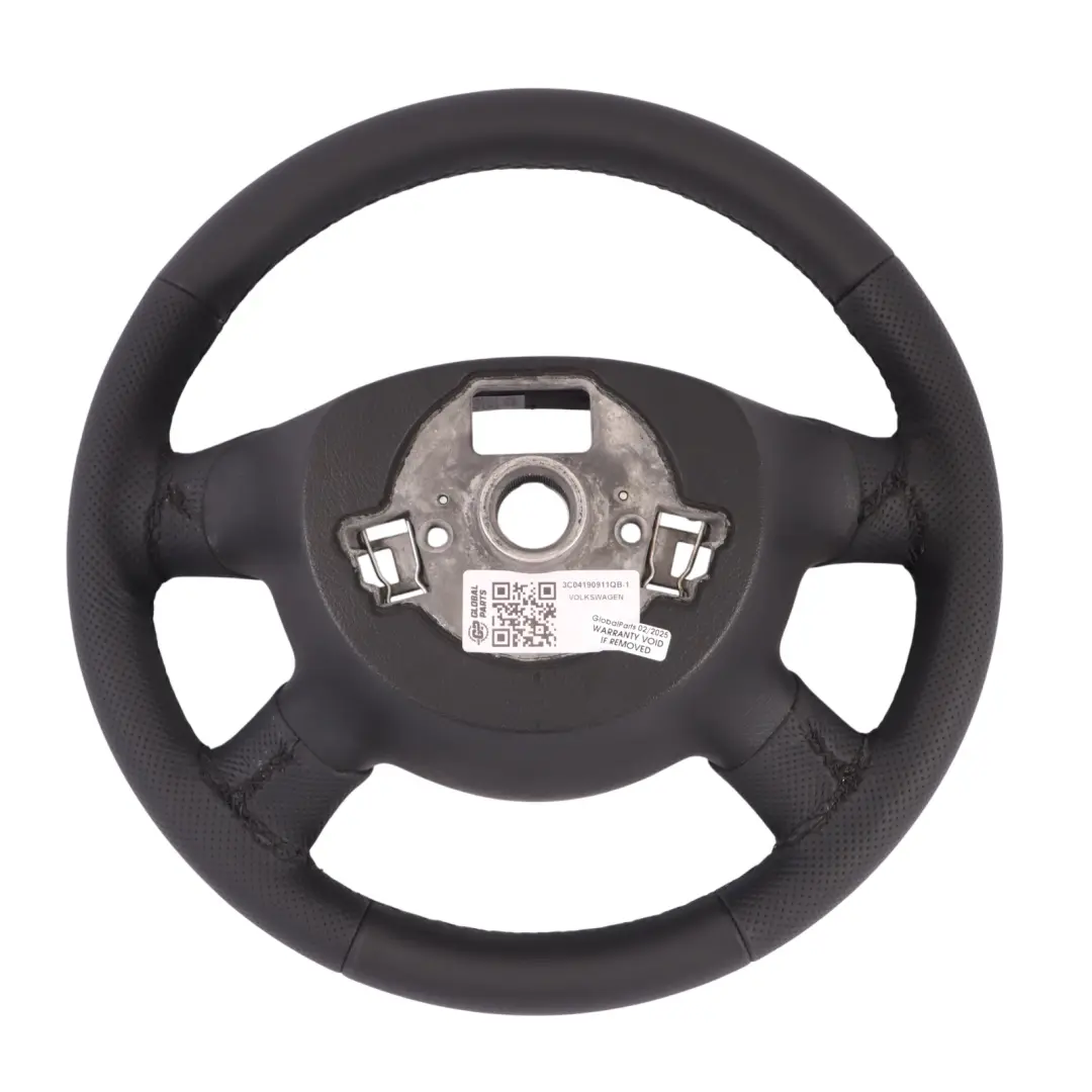 NUOVO Volante In Pelle Nera per VW Volkswagen Passat B6 con numero di parte 3C04190911QB VW Volkswagen Passat B6 NUOVO Volante In Pelle Nera - SKU 3C04190911QB-1 - Numero di parte 3C04190911QB