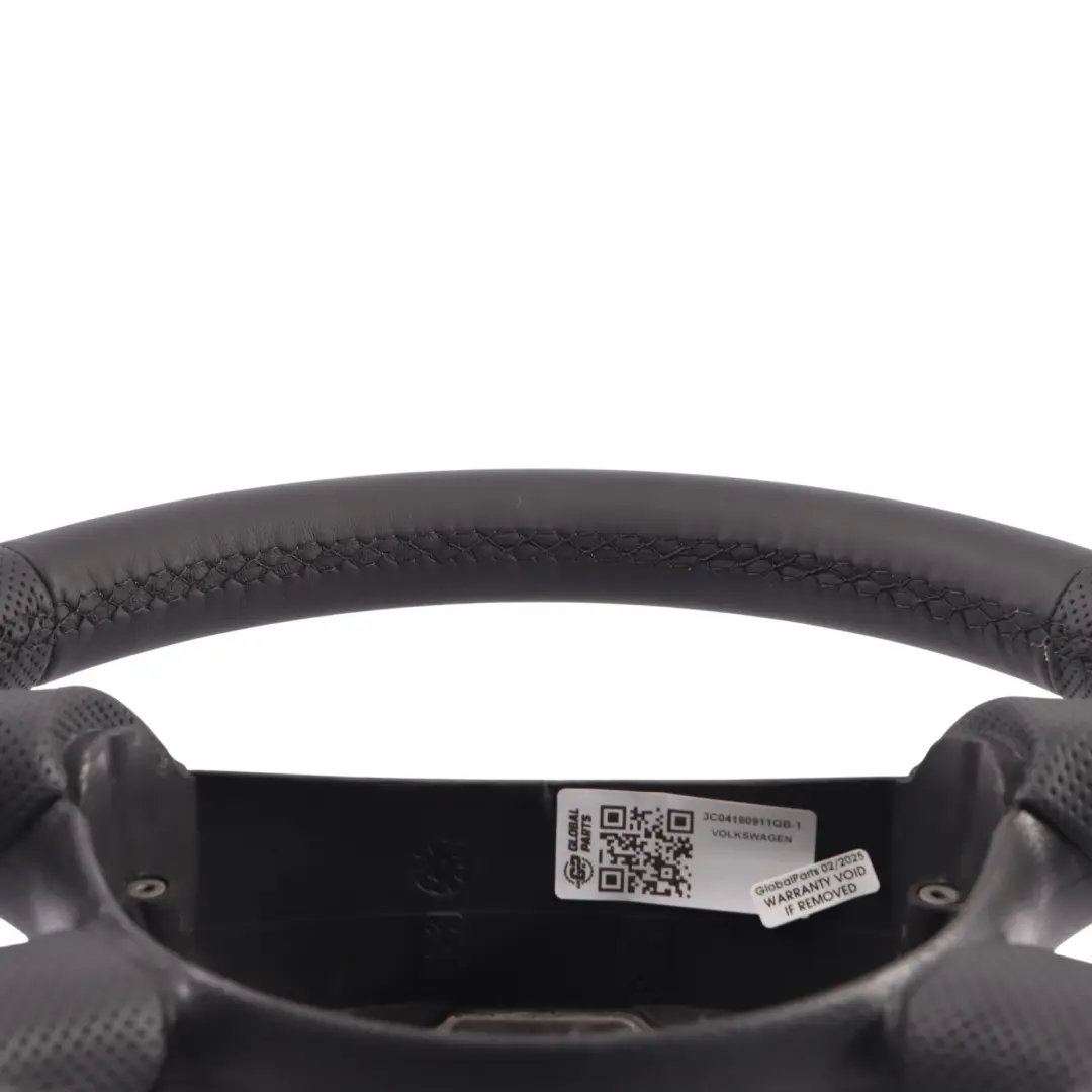 Leather Steering Wheel to VW Volkswagen Passat B6 NEW Black with Part number 3C04190911QB VW Volkswagen Passat B6 NEW Black Leather Steering Wheel - SKU 3C04190911QB-1 - Part number 3C04190911QB