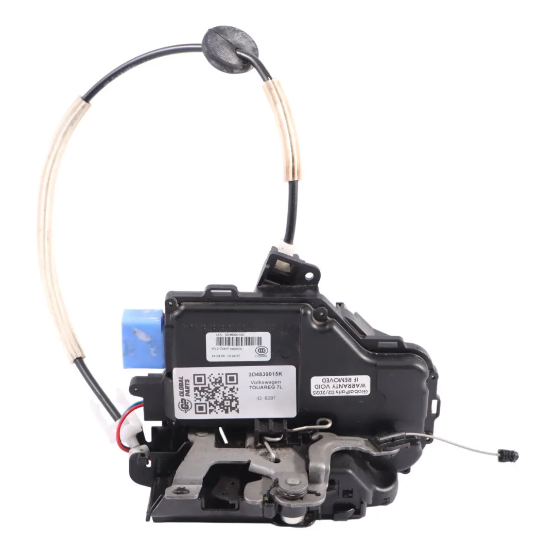 Volkswagen Touareg 7L Rear Door Lock Latch Mechanism Left N/S - SKU 3D4839015K - Part number 3D4839015K
