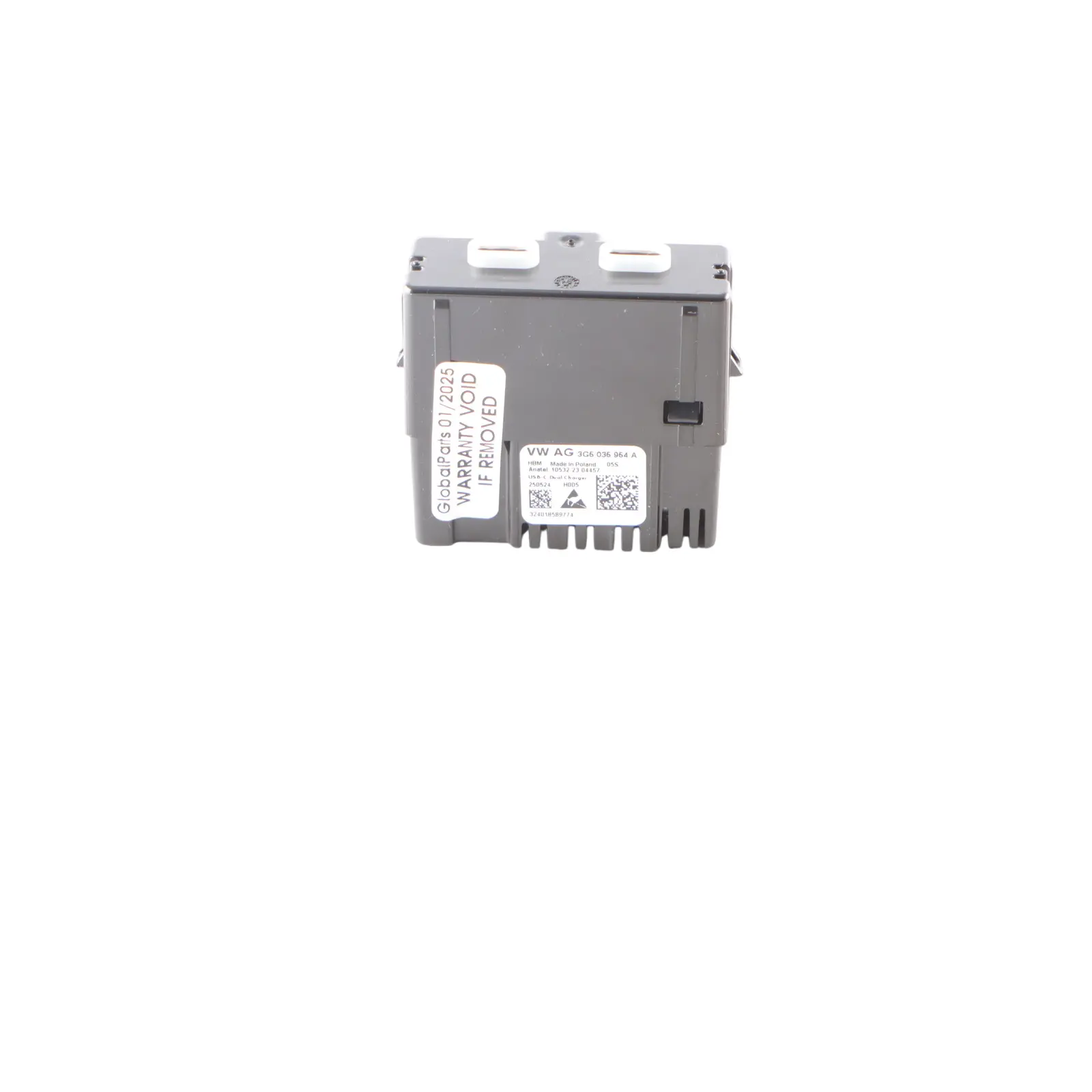 Audi S3 8Y Skoda Octavia IV Prise Chargement USB-C Console Centrale 3G5035954A