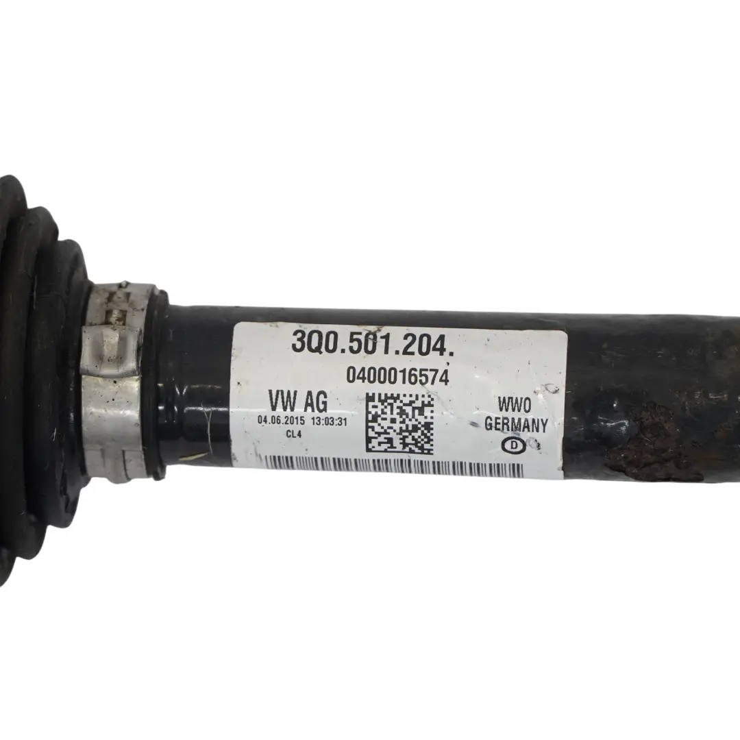 Audi TT FV Quattro Eje Trasero Derecho Eje De Transmisión - SKU 3Q0501204 - Número de pieza 3Q0501204