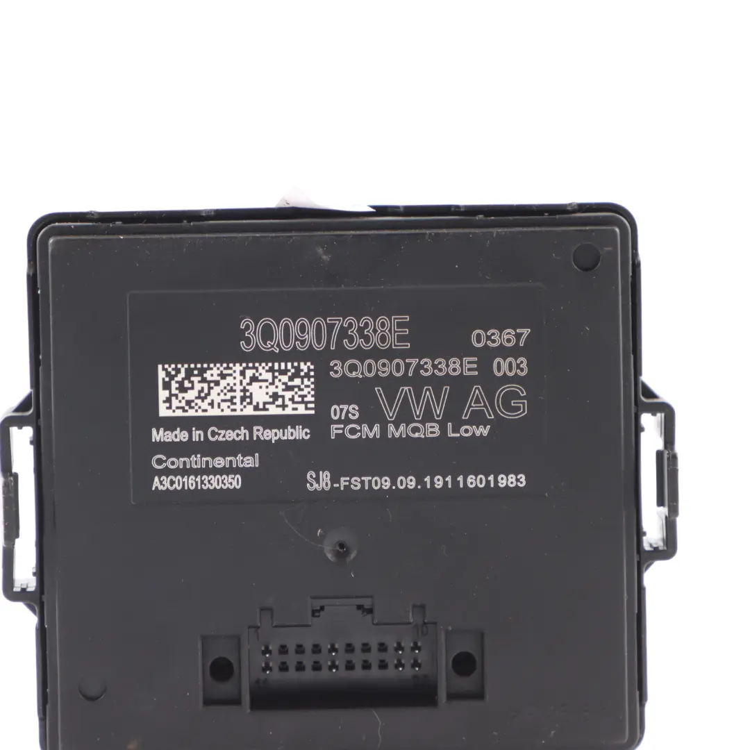 Front Scheinwerfer Lampen Bereich Steuer Modul ECU für Audi S3 8V mit Teilenummer 3Q0907338E Audi S3 8V Front Scheinwerfer Lampen Bereich Steuer Modul ECU - SKU 3Q0907338E - Teilenummer 3Q0907338E